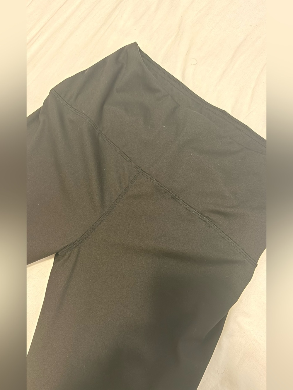 A New Day Black High Rise Leggings Women's Stretch Comfy Basic Size M - Picture 4 of 6
